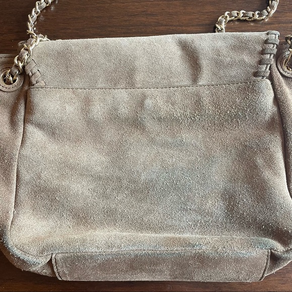 Tory Burch Tan Suede Crossbody Bag - Picture 4 of 16